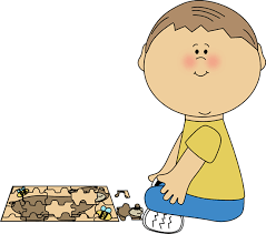 boy with puzzle